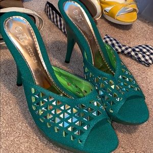 Green heels